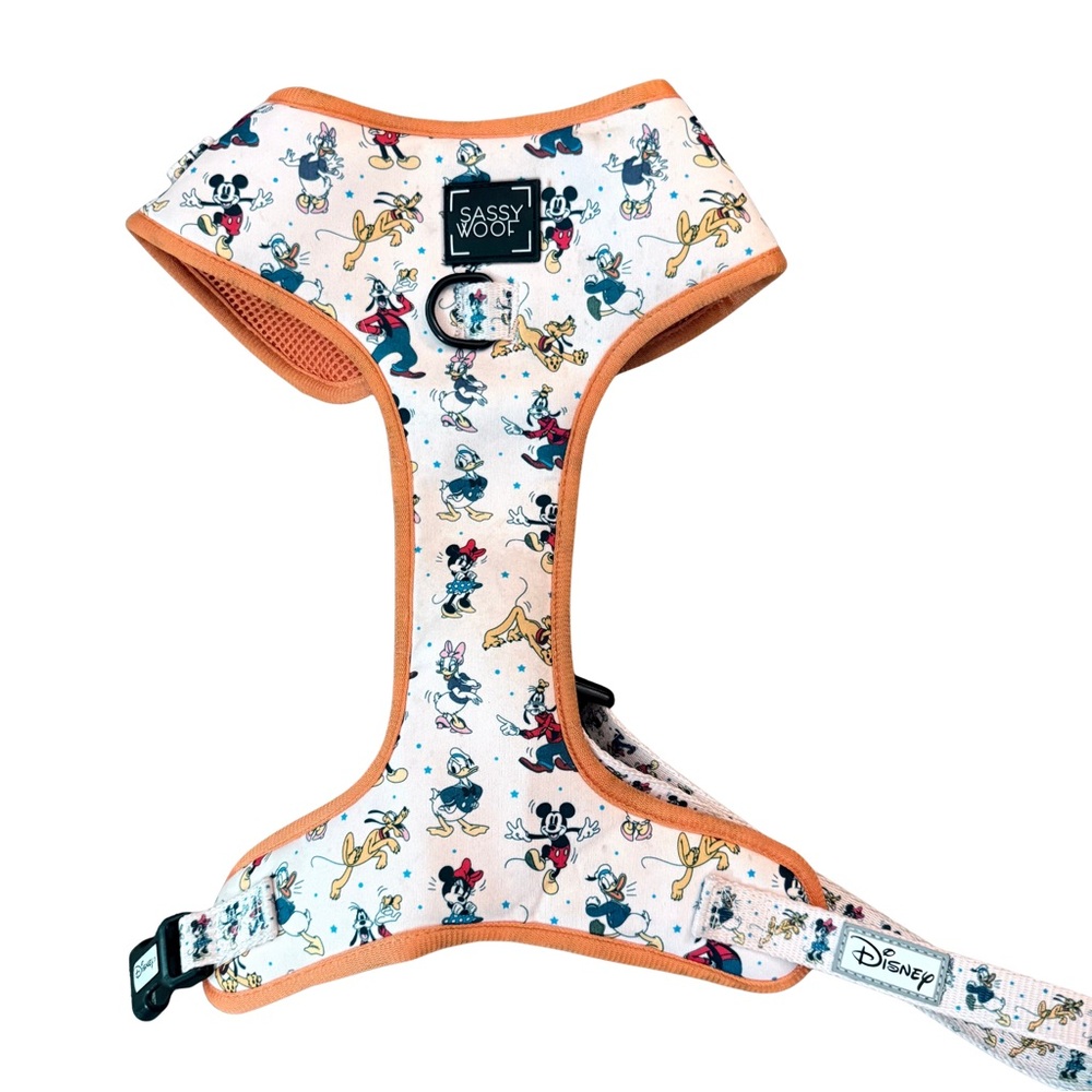 Disney Pet Harness by Sassy Woof Size XL with Orange Trim‎